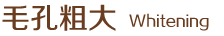 毛孔粗大